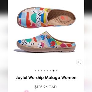 UIN Joyful Worship Malaga Women Shoes BNIB size 7 **fits small**